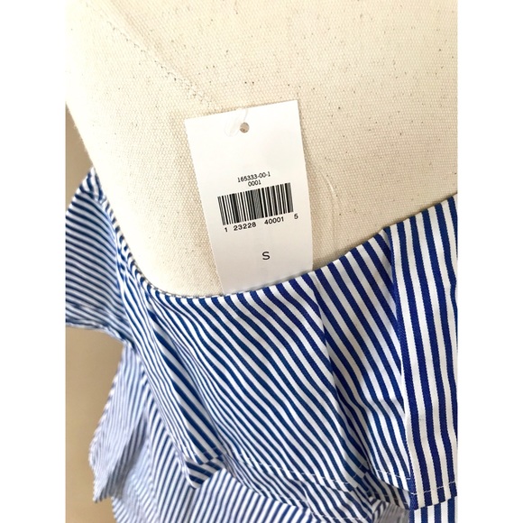 Banana Republic one shoulder ruffle top NWT small - Picture 7 of 8